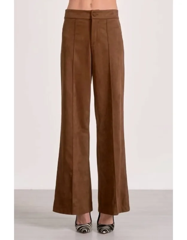 Suede Pants