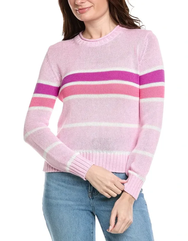 Colorful Stripe Cashmere-blend Sweater