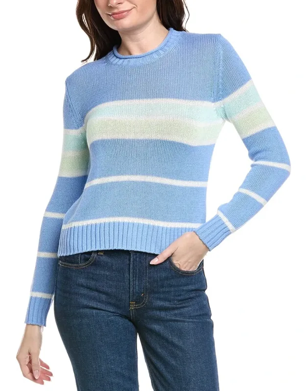 Colorful Stripe Cashmere-blend Sweater