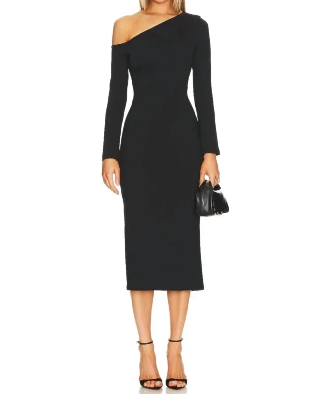 Exposed Shoulder Dress
