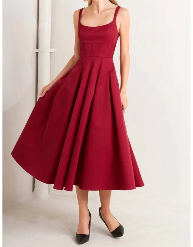 Woven Midi Dress