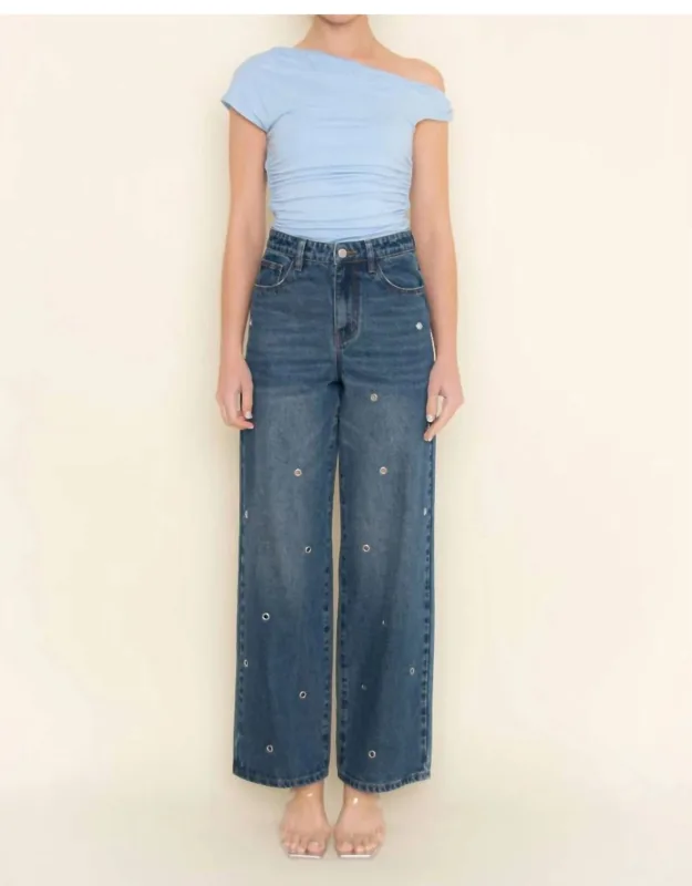 High Waist Wide Leg Jeans