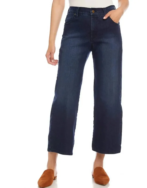 Wide Leg Cropped Jeans