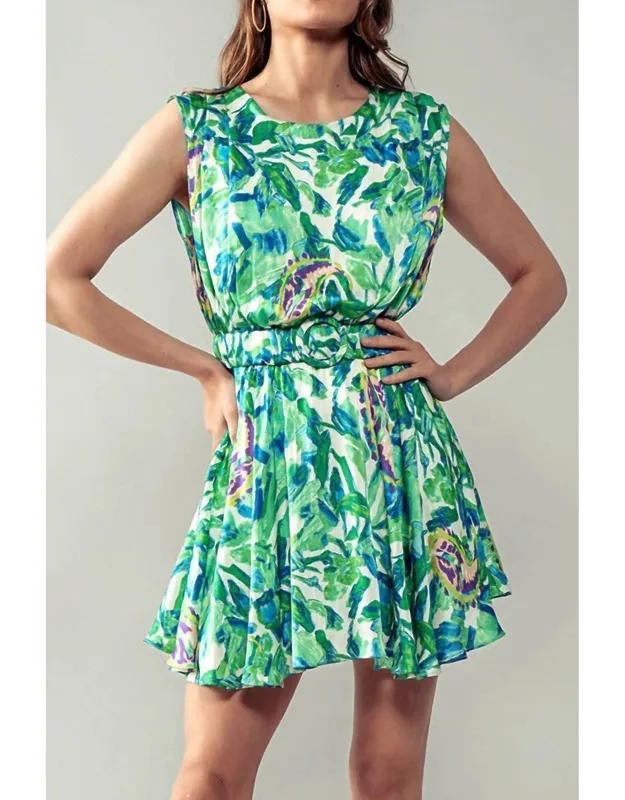 Ivy Sleeveless Mini Dress