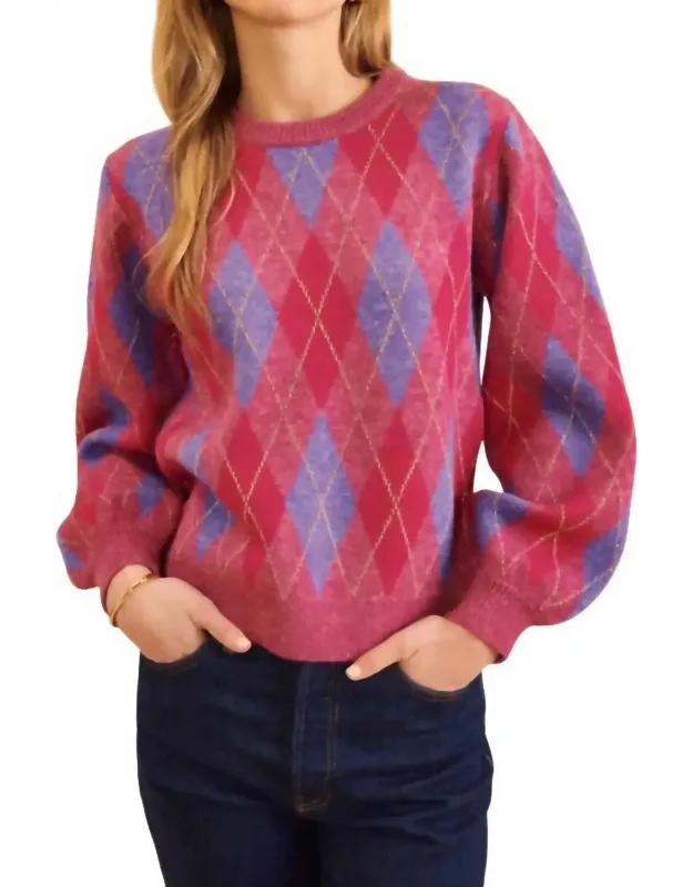 Diamond Long Sleeve Sweater