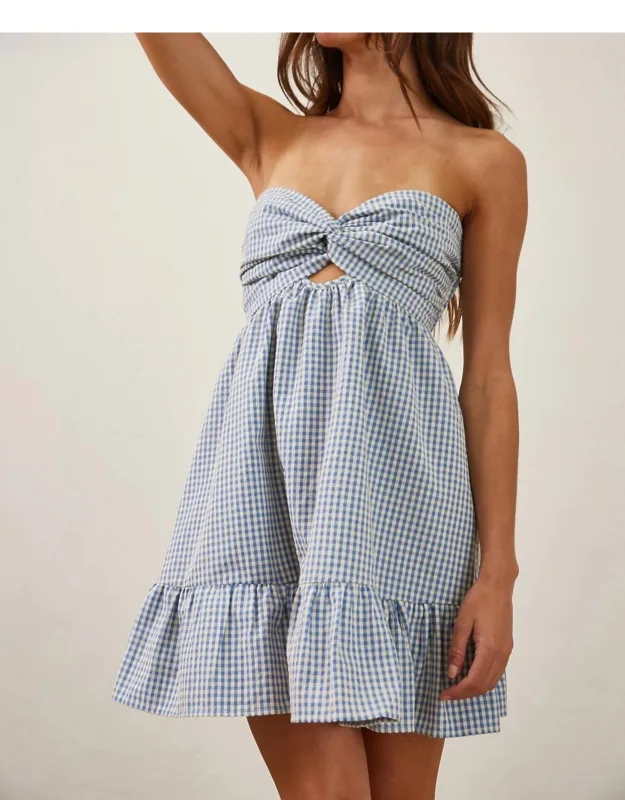 Gingham Mini Dress