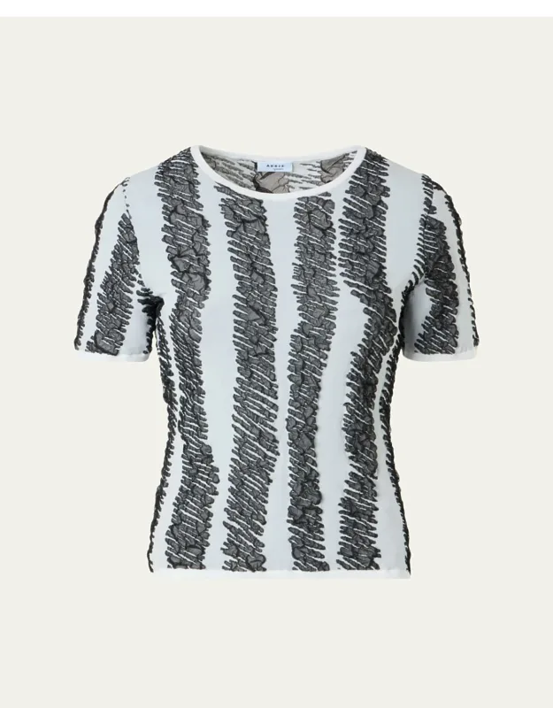 3d Scribble Jacquard Knit Sweater