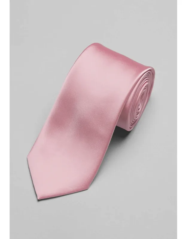 Solid Satin Tie
