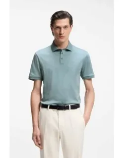 Regular-fit Polo Shirt In Mercerized Italian Cotton
