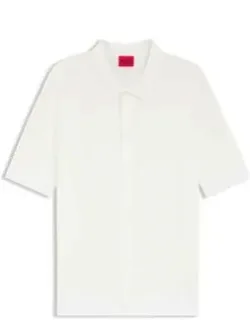 Regular-fit Shirt With Knitted Structure
