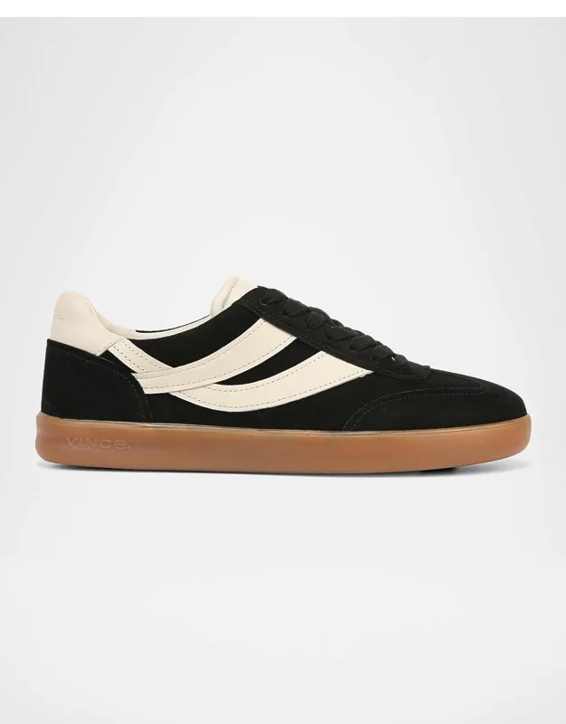 Oasis-m Suede And Leather Low-top Sneakers
