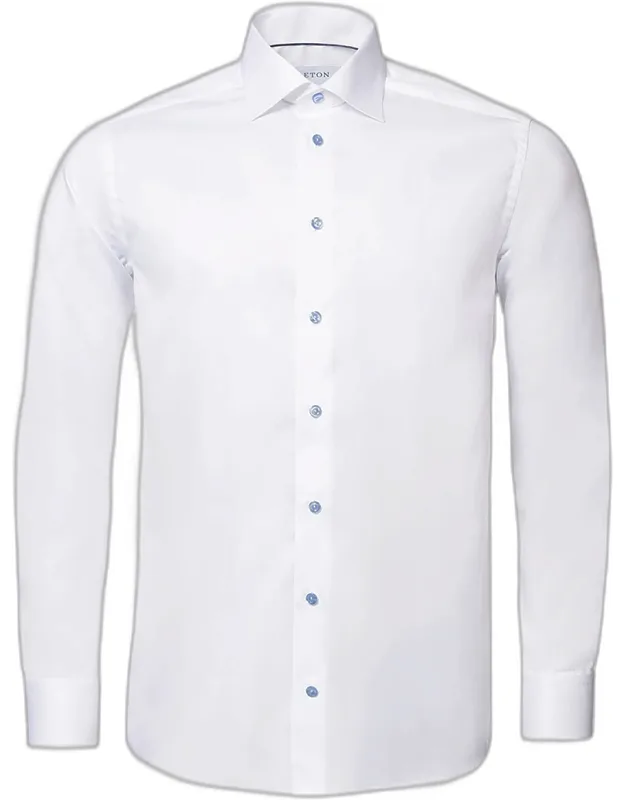 Slim Fit Twill Dress Shirt