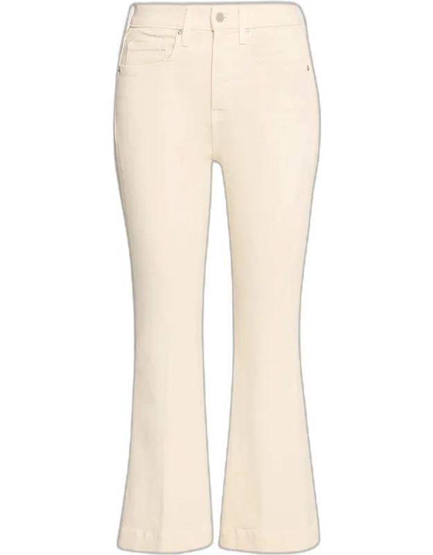 Carson High-rise Ankle Flare Jeans