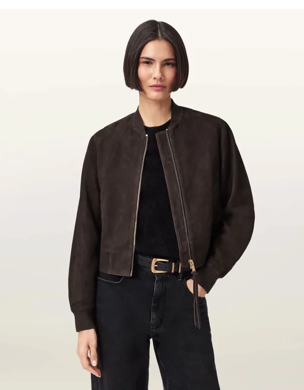 Orten Suede Bomber Jacket