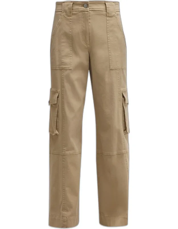 Cotton Twill Cargo Pants