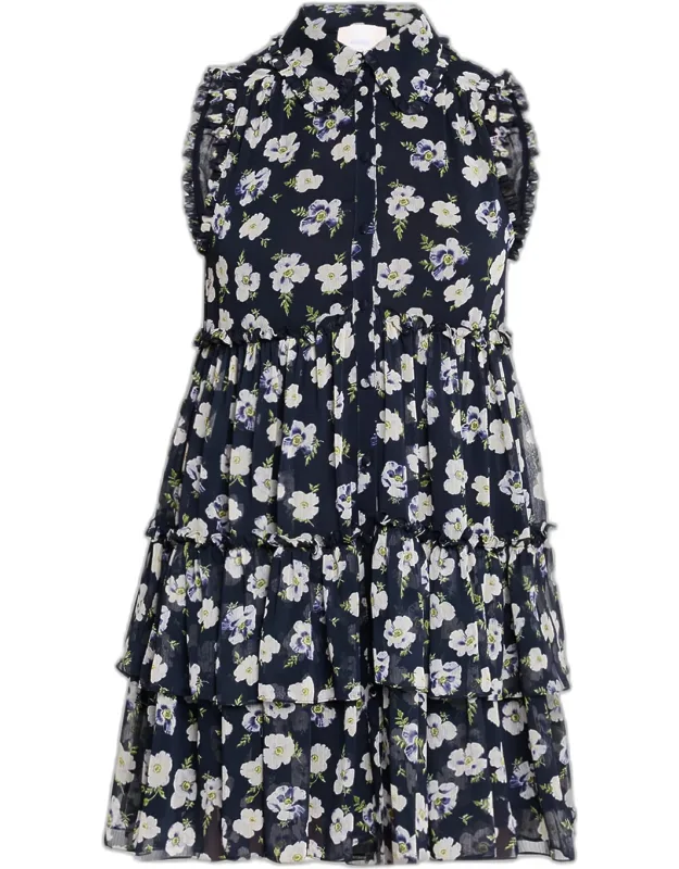 Floral Sleeveless Mini Dress