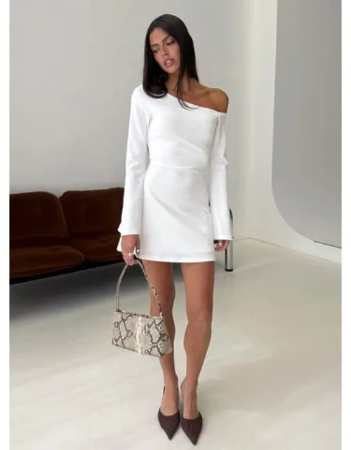 Adrietta Long Sleeve Off Shoulder Mini Dress
