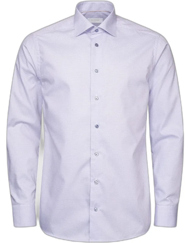 Contemporary Fit Elevated Pique Dress Shirt