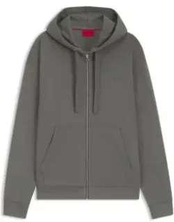 Relaxed-fit Hoodie In Cotton Terry With Logo Detail
