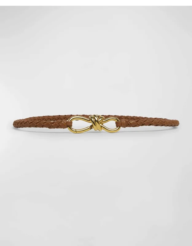 Braided Nappa Leather Belt
