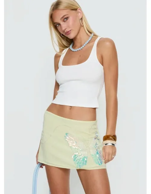 Crystal Visions Sequin Mini Skirt