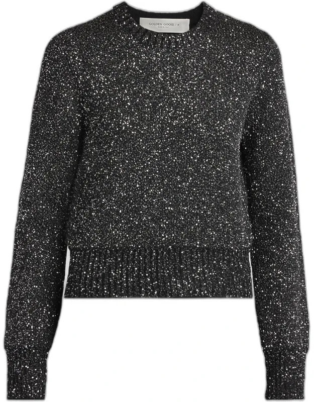 Journey Sequined Crop Sweater