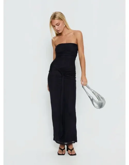 Senora Strapless Drape Maxi Dress