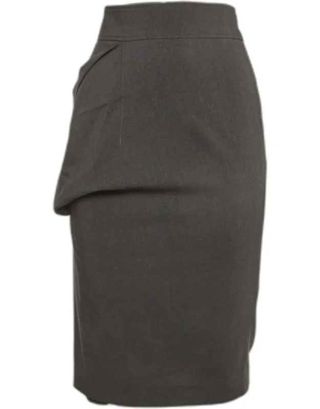 Wool Pencil Skirt