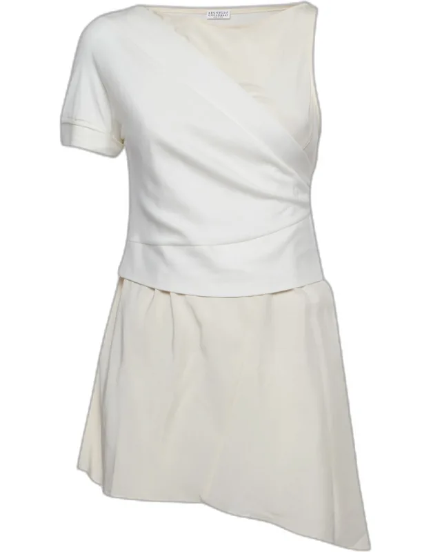 Silk And Knit Tunic Top