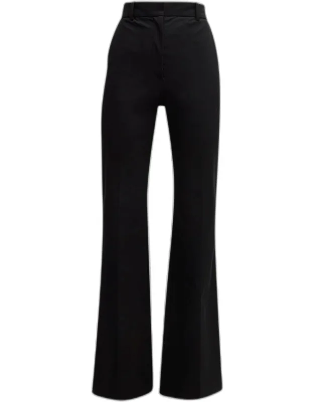 Tafira High-rise Flare Gabardine Pants