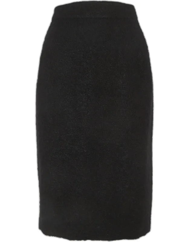Shearling Pencil Skirt