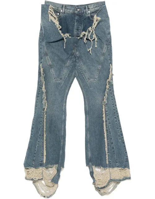 Distressed Flared Jeans
