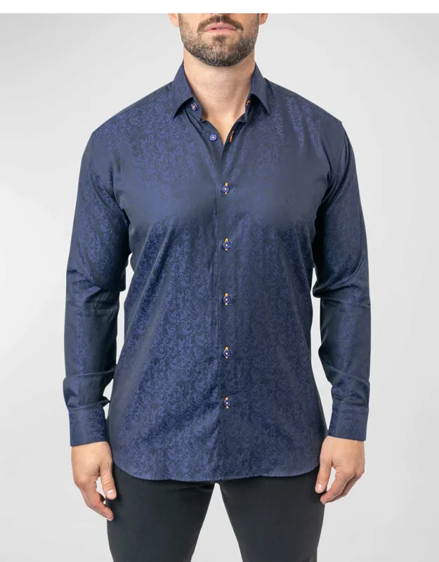 Fibonacci Paisley Dress Shirt