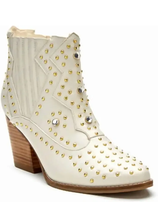 Studded Western Booties
