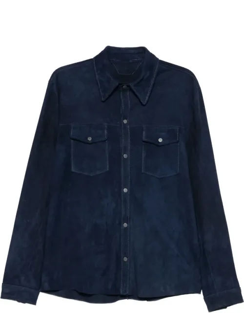 Suede Shirt Jacket