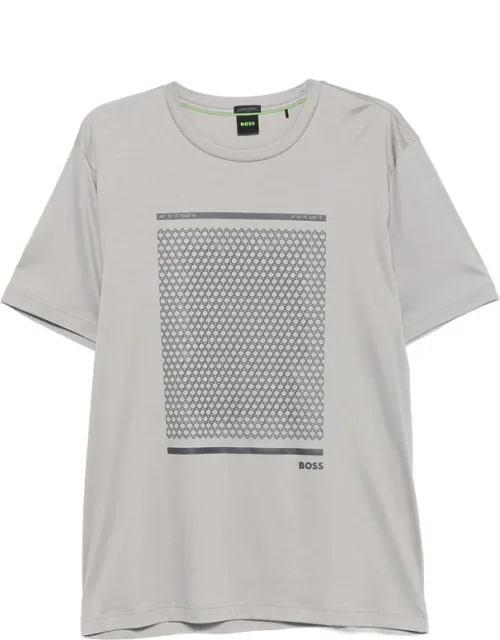 Geometric-print T-shirt