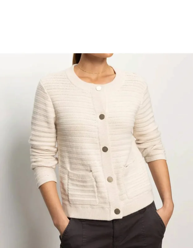 Pointelle Knitted Jacket