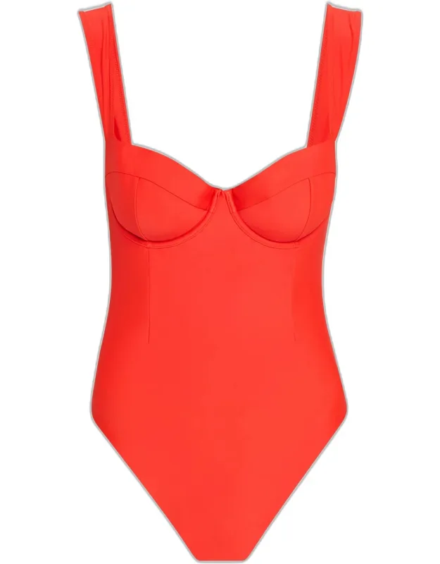 Bustier One-piece Swimsuit