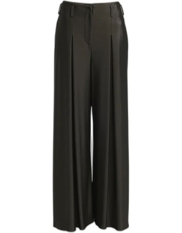 Flowy Pleated Trousers