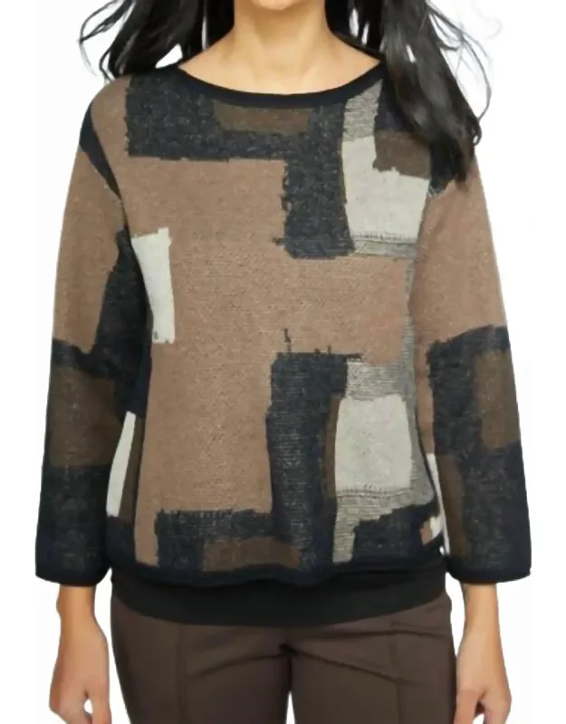 Modern Collage Sweater