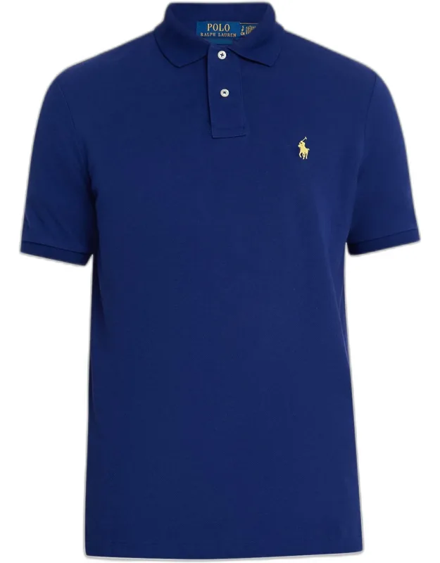Classic Fit Mesh Polo Shirt