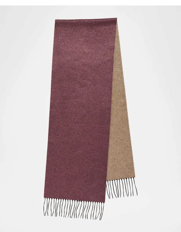 Mirror Double-face Silk And Cashmere Scarf
