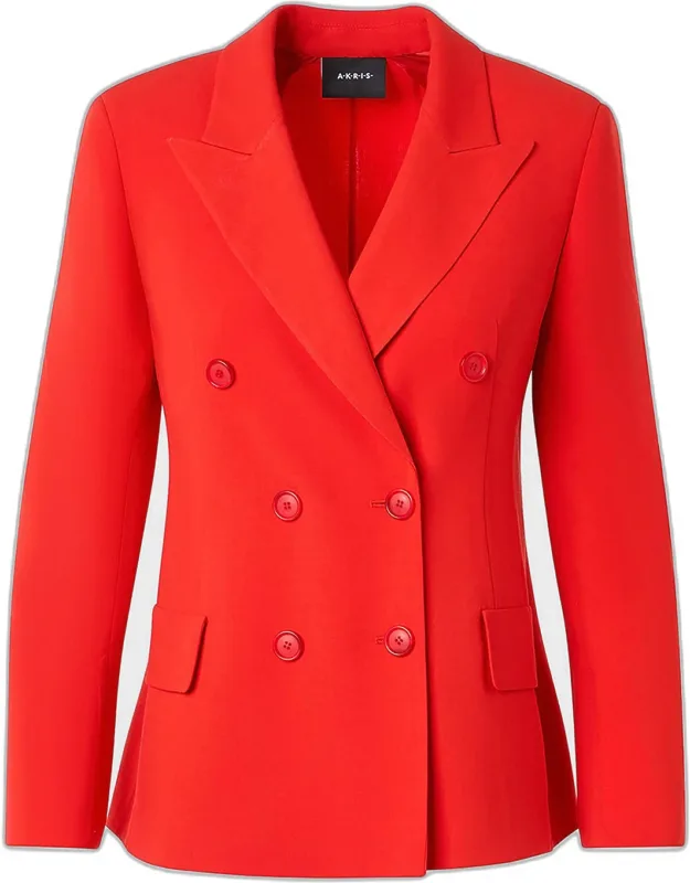 Wool Double-breasted Blazer