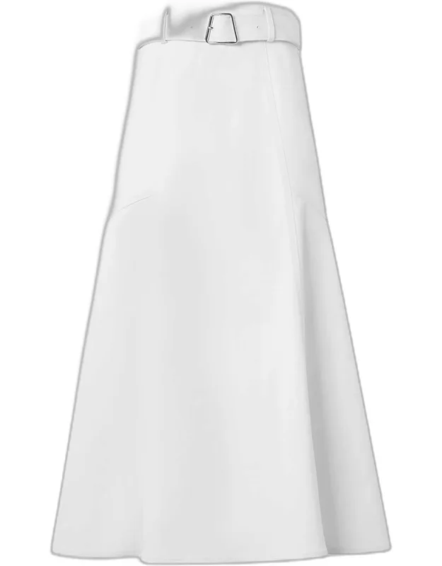 Belted Midi Skirt