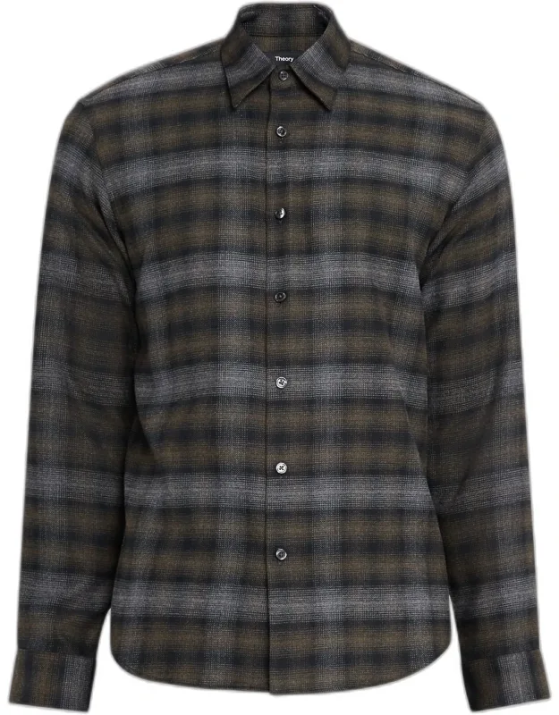 Irving Soft Plaid Sport Shirt