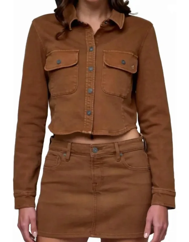 Tapered Button Up Shirt