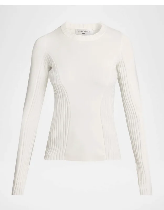 Ribbed Crewneck Sweater