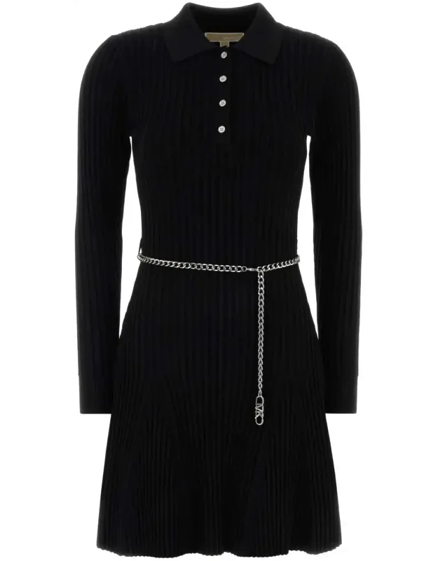 Stretch Knit Mini Dress