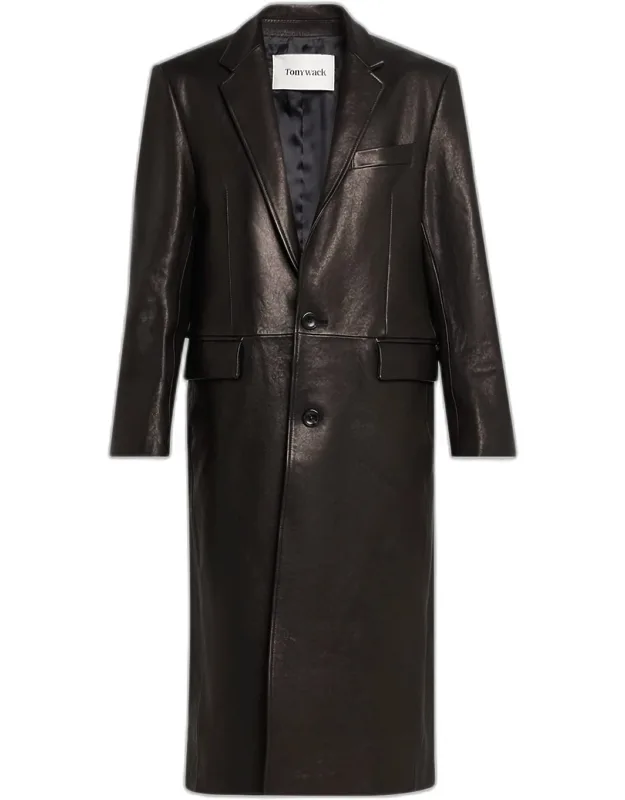 Vegetable-tanned Leather Coat