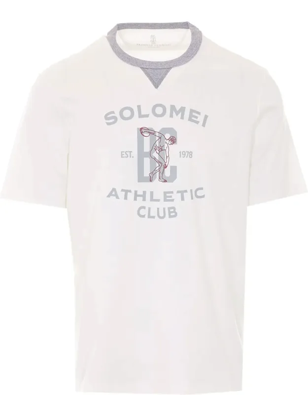 T-shirt, Crewneck, Print On The Front